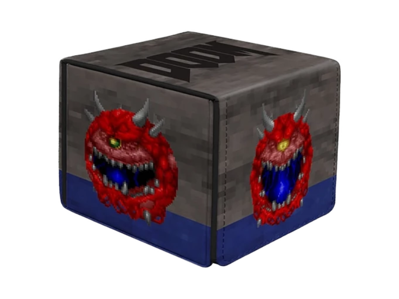 Caja de mazo Alcove Edge Cacodemon for Bethesda DOOM Ultra Pro para cartas TCG
