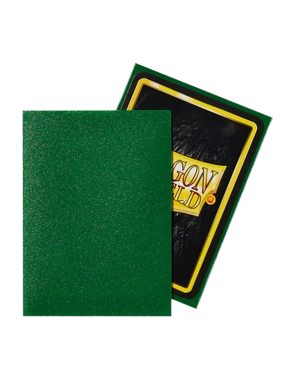 Textura mate antirreflejos de fundas Dragon Shield Verde Esmeralda para cartas Magic