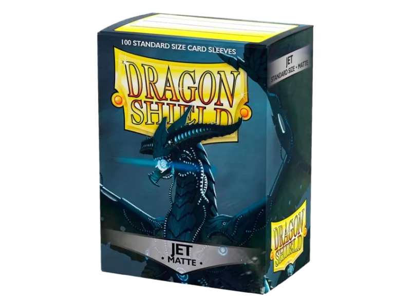 Fundas Dragon Shield Standard Matte Negro Jet 100 fundas para cartas TCG