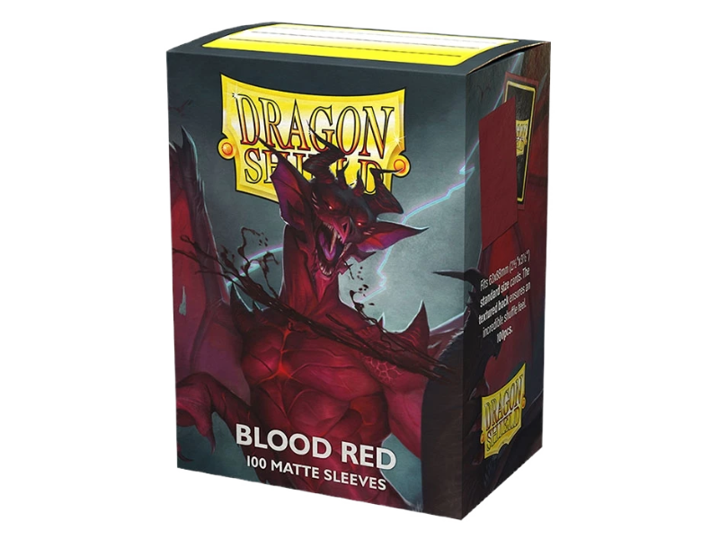 Fundas Dragon Shield Standard Matte Simurag Rojo 100 fundas para cartas TCG