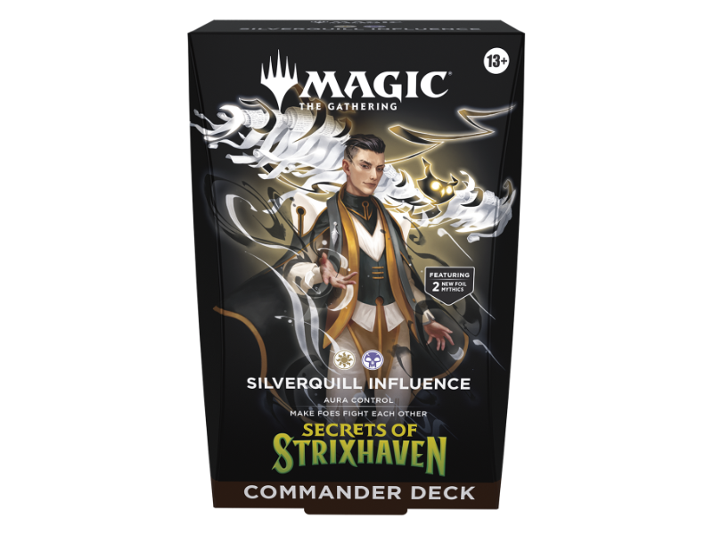 Commander Deck Silverquill Influence Strixhaven – Magic The Gathering MTG en inglés