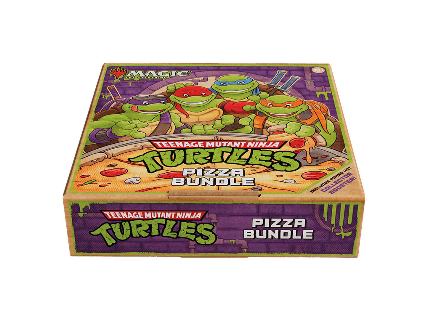 Pizza Bundle de Magic The Gathering Teenage Mutant Ninja Turtles – caja temática con las Tortugas Ninja