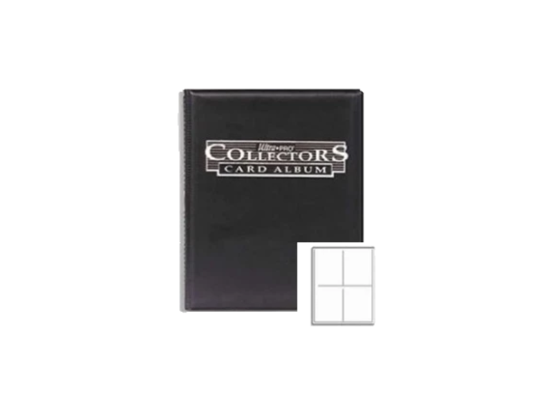 Archivador 4 bolsillos Collector’s Negro Ultra Pro para cartas TCG