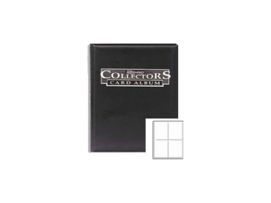 Archivador 4 bolsillos Collector’s Negro Ultra Pro para cartas TCG