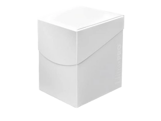 Caja de mazo Deck Box Eclipse 100 Blanco Ultra Pro para cartas TCG