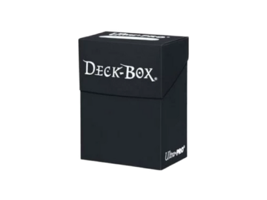 Caja de mazo Deck Box Solid Negro Ultra Pro para cartas TCG