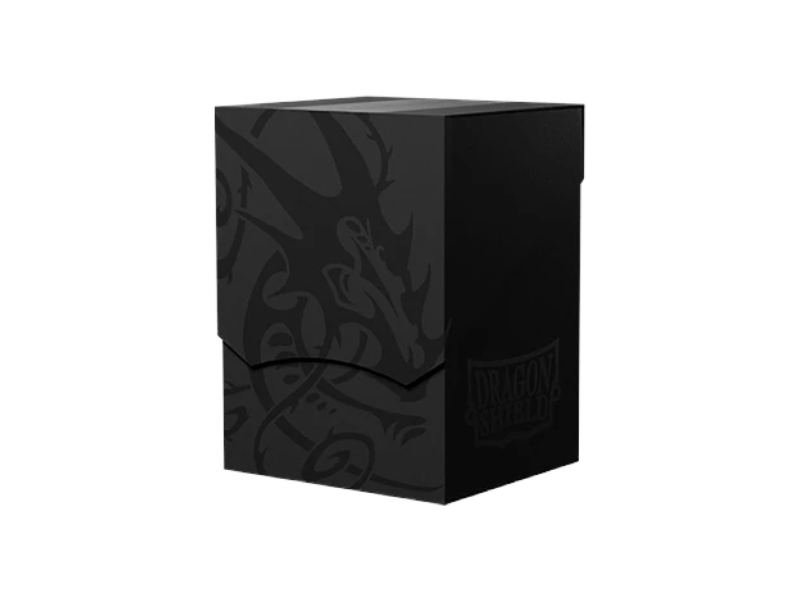 Caja de mazo Shadow Black Negro Dragon Shield para cartas TCG