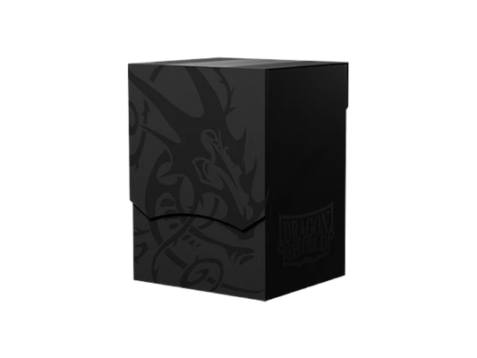 Caja de mazo Shadow Black Negro Dragon Shield para cartas TCG