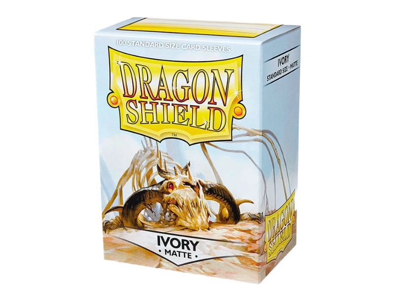 Fundas Dragon Shield Matte Blanco Marfil 100 unidades para Magic The Gathering