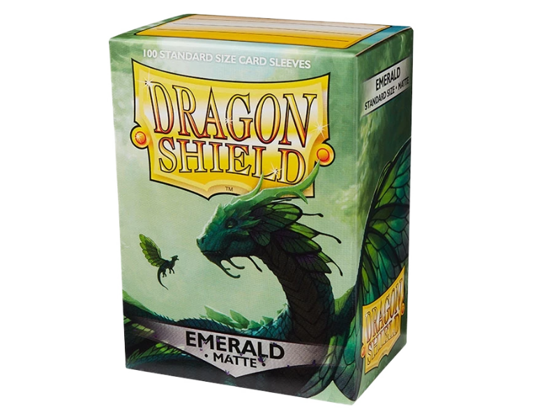 Fundas Dragon Shield Matte Verde Esmeralda 100 unidades para Magic The Gathering