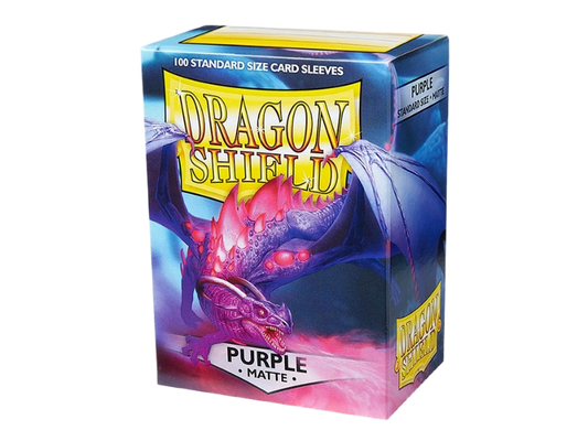 Fundas Dragon Shield Standard Matte Morado 100 fundas para cartas TCG