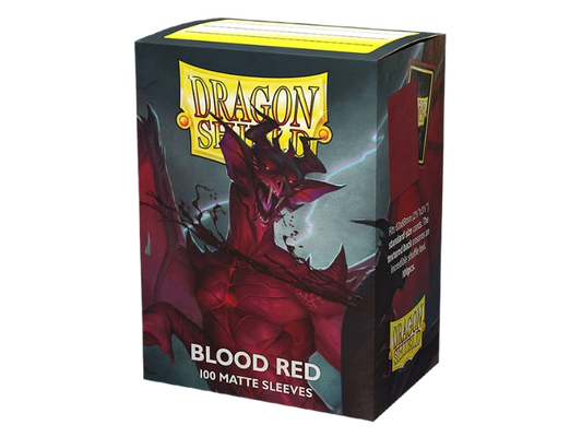 Fundas Dragon Shield Standard Matte Simurag Rojo 100 fundas para cartas TCG