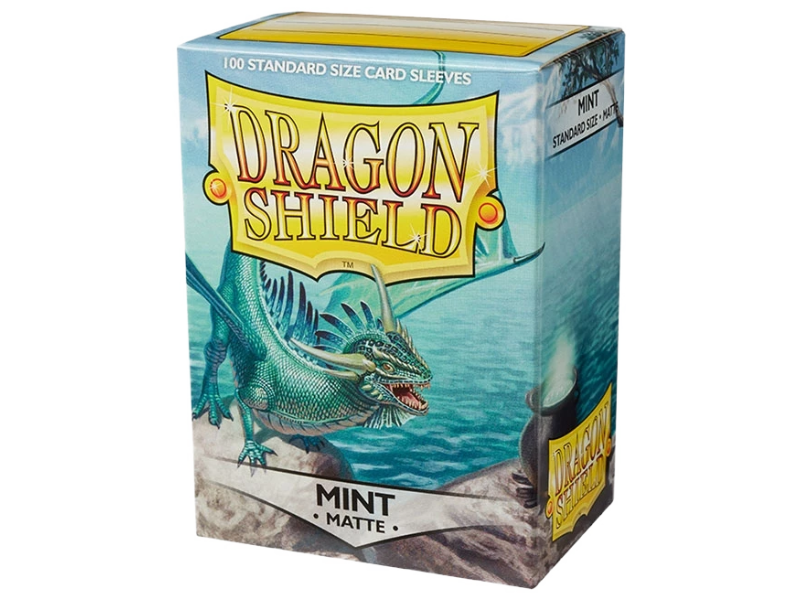 Fundas Dragon Shield Standard Matte Turquesa 100 fundas para cartas TCG