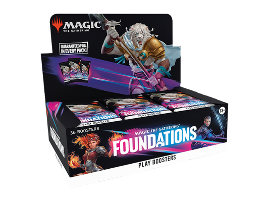 Play Booster Display Foundations en español con 36 sobres – Magic The Gathering MTG