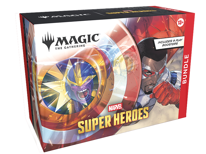 Bundle Marvel Super Heroes con sobres y accesorios – Magic The Gathering MTG en inglés
