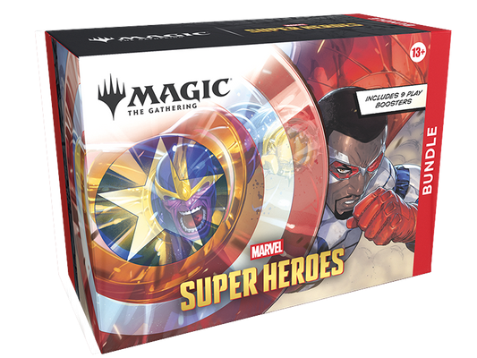Bundle Marvel Super Heroes con sobres y accesorios – Magic The Gathering MTG en inglés