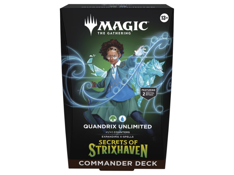 Commander Deck Quandrix Unlimited Secrets of Strixhaven – Magic The Gathering MTG en inglés