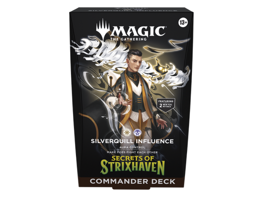 Commander Deck Silverquill Influence Strixhaven – Magic The Gathering MTG en inglés