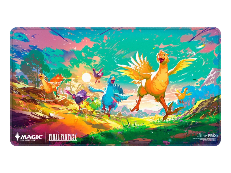 Tapete Holofoil Playmat Chocobo Final Fantasy Magic The Gathering Ultra Pro para cartas TCG