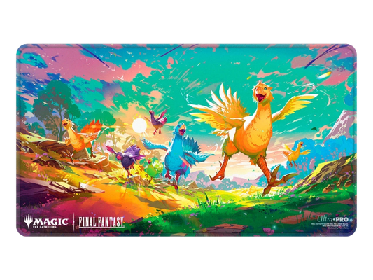 Tapete Holofoil Playmat Chocobo Final Fantasy Magic The Gathering Ultra Pro para cartas TCG